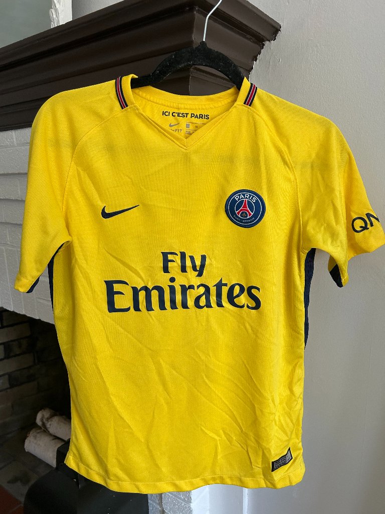 Nike Paris Saint-Germain Neymar Jr #10 Youth Soccer Jersey Size Xl